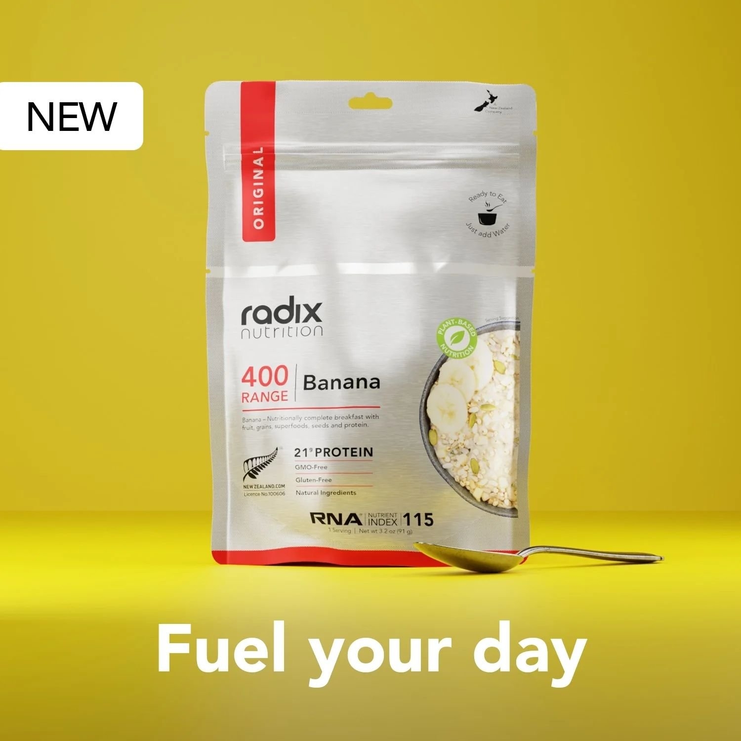 Radix Original Breakfast Meal V9 400kcal Banana 91g