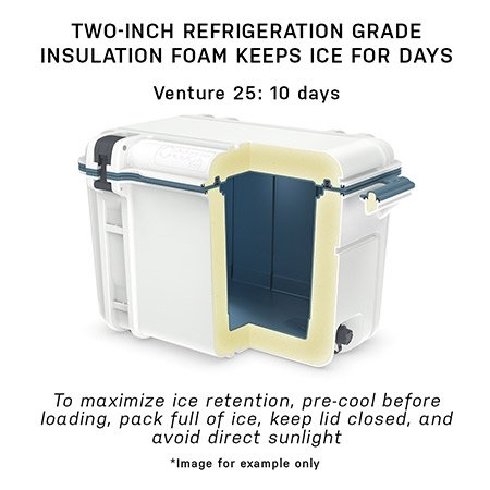 OtterBox Venture 25 Chilly Bin Cooler 23.66L Back Trail
