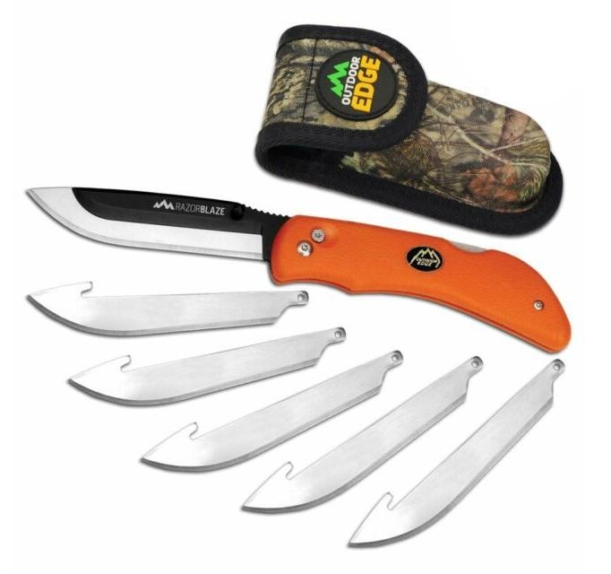 Outdoor Edge RazorLite Folding Knife Blaze Orange 9cm