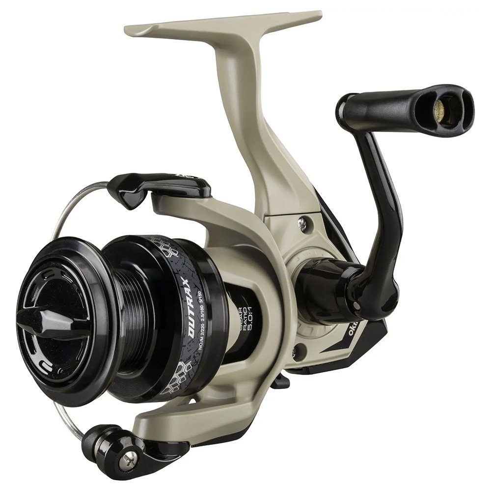 Okuma Outrax 3000 Spinning Reel Sand Green with Braid 100m 15lb