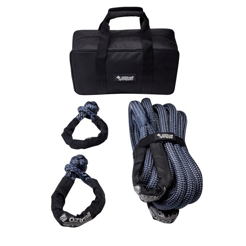 OZtrail 4-Piece Deluxe Kinetic Rope Recovery Kit