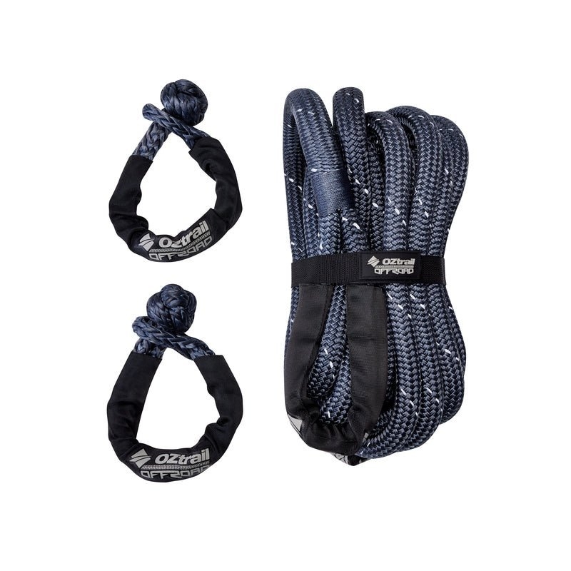 OZtrail 4-Piece Deluxe Kinetic Rope Recovery Kit