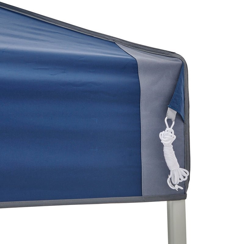 OZtrail BlockOut Deluxe Gazebo Canopy 2.4m Blue