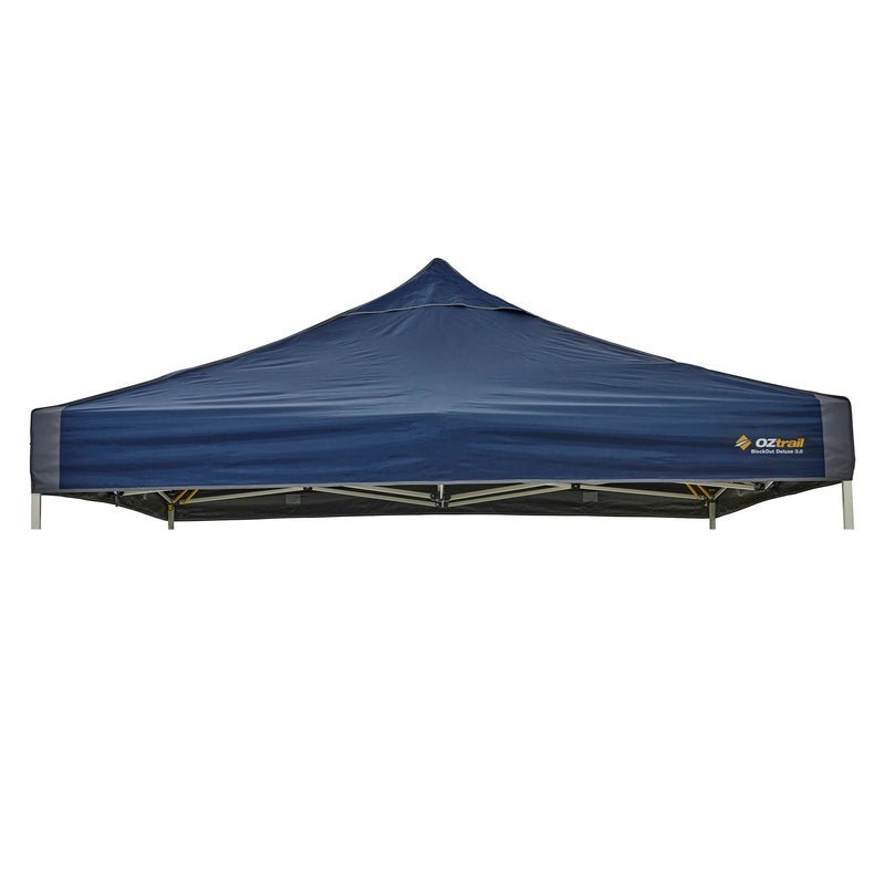 OZtrail BlockOut Deluxe Gazebo Canopy Blue