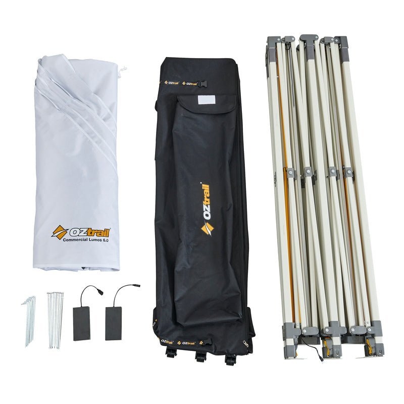 OZtrail Commercial Lumos Gazebo 6.0m
