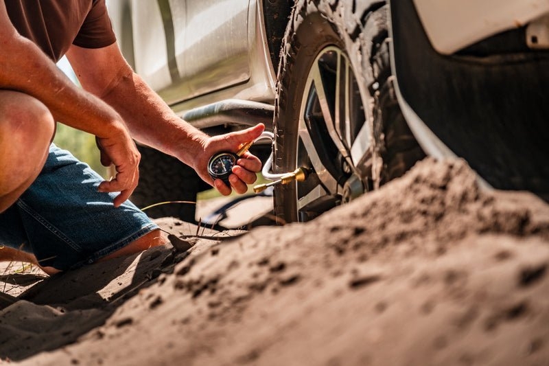 OZtrail Tyre Deflator and Gauge