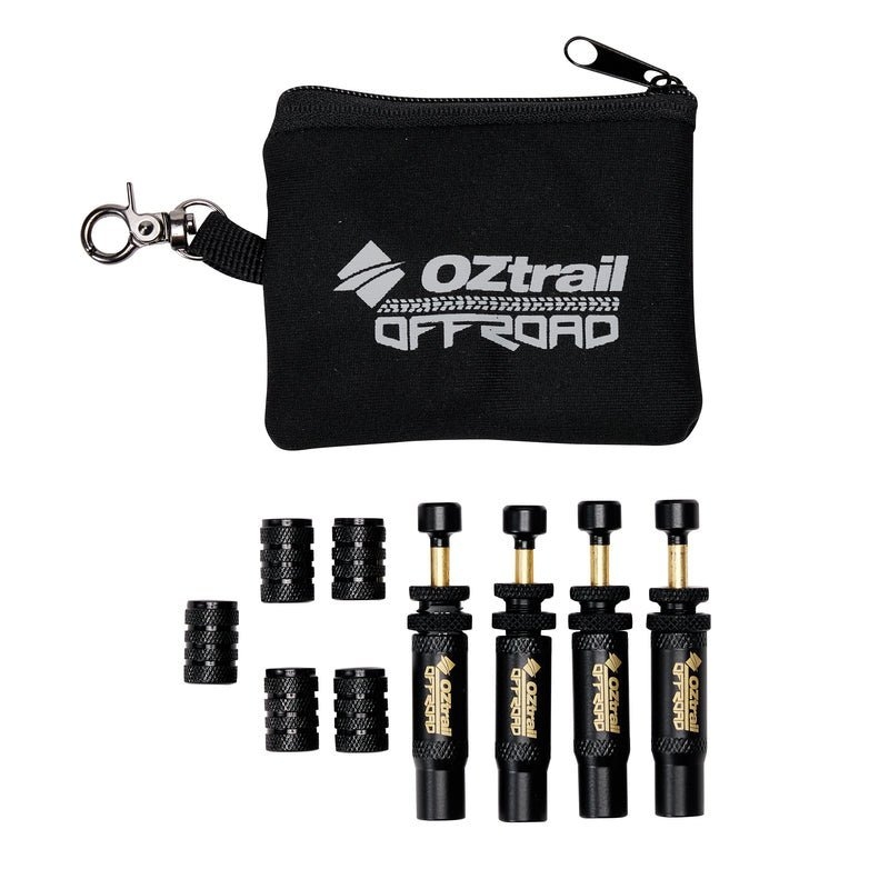 OZtrail Tyre Deflators 10-30 PSI Qty 4