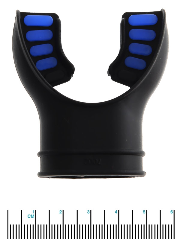 Dive Regulator Replacement Silicone Mouthpiece Black Blue