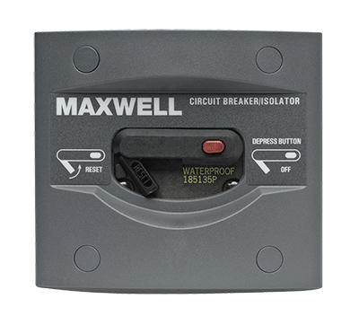 Maxwell Circuit Breaker/Isolator Panel 70 Amp 12/24v