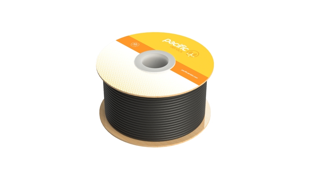 Pacific Aerials P1402 RG-58A/U Coaxial Cable Black 100m