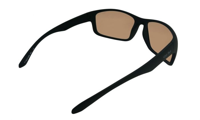 Ugly Fish P1622 Polarised Sunglasses Matte Black Frame Brown Lens