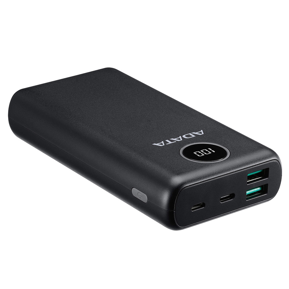 ADATA P20000QCD Fast Charging Power Bank 20000mAh Black