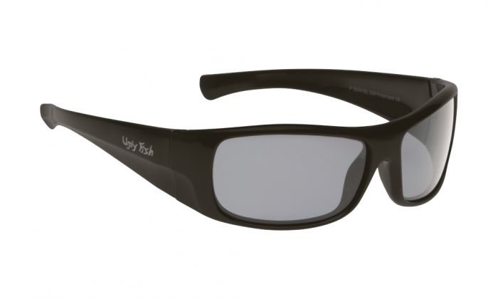 Ugly Fish P3044 Polarised Sunglasses Matte Black Frame Smoke Lens