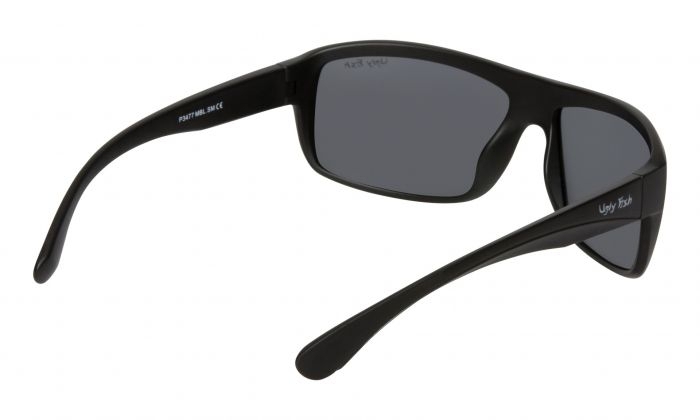 Ugly Fish P3477 Polarised Sunglasses Matte Black Frame Smoke Lens