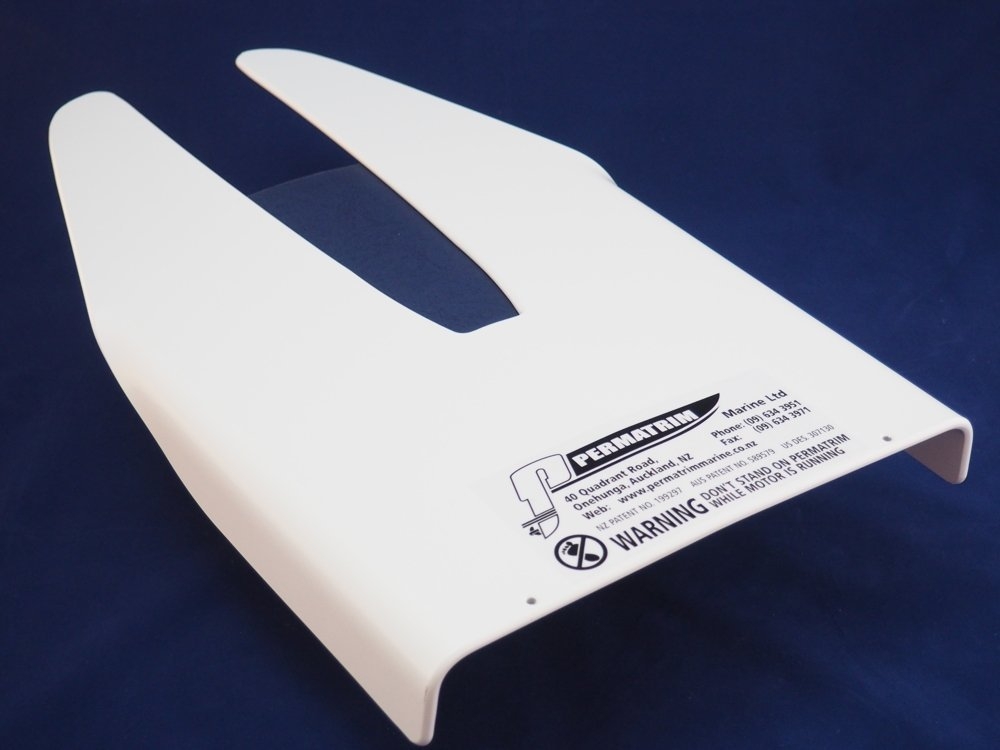 Permatrim OO1 Aluminium Outboard Hydrofoil 70-250HP White