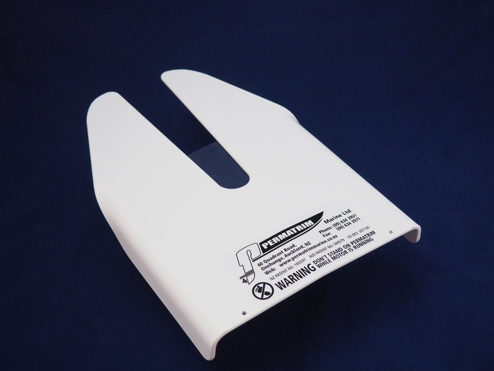 Permatrim Aluminium 135-250HP 2-Stroke and 4-Stroke Engines Hydrofoil White