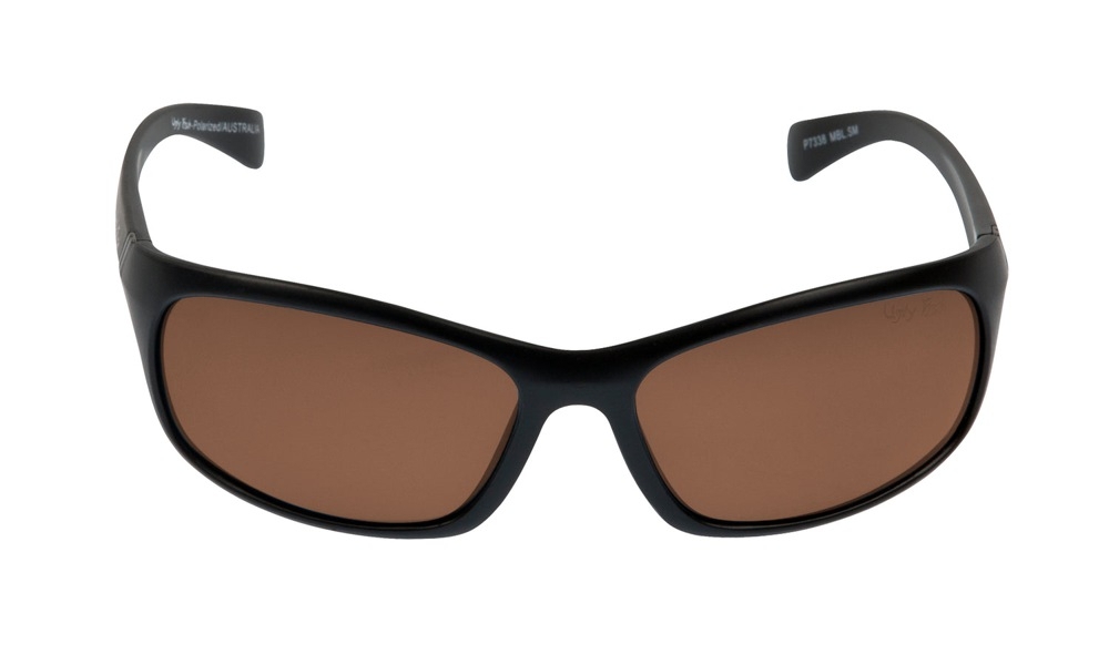 Ugly Fish P7338 Polarised Sunglasses Matte Black/Brown