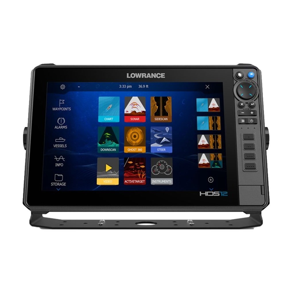 Lowrance HDS-12 Pro Thru-Hull 1KW CHIRP Deep Water Larger Vessel / Launch Package
