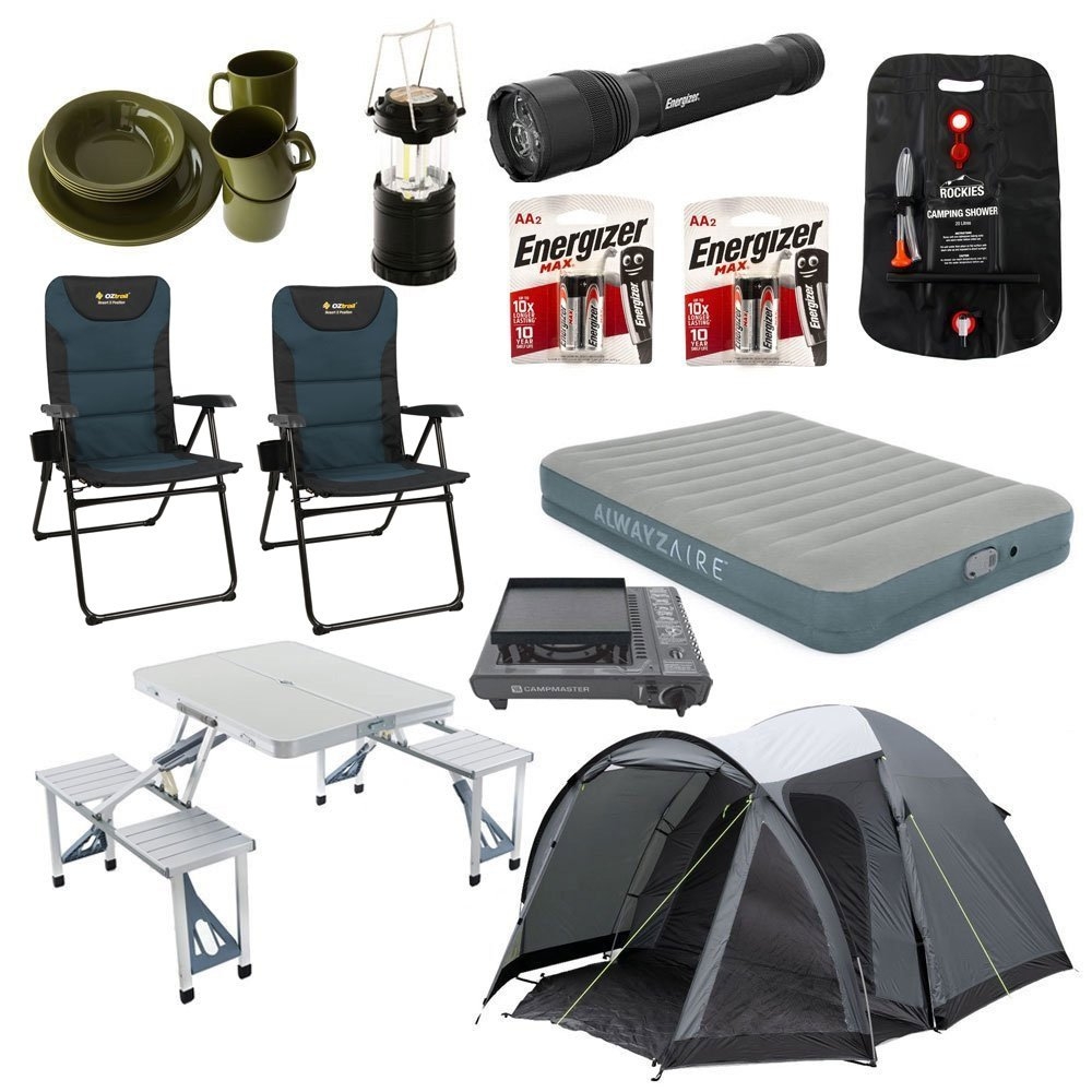 Kampa Brighton 5 Person Camping Value Package