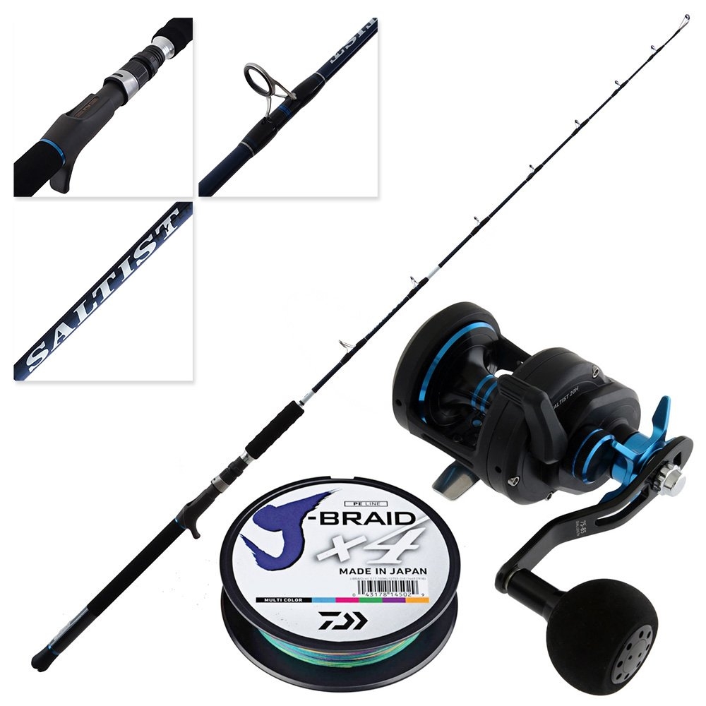 Daiwa Saltist SD 20H Hyper Jigging Combo with Braid 5ft 3in PE3-4 1pc