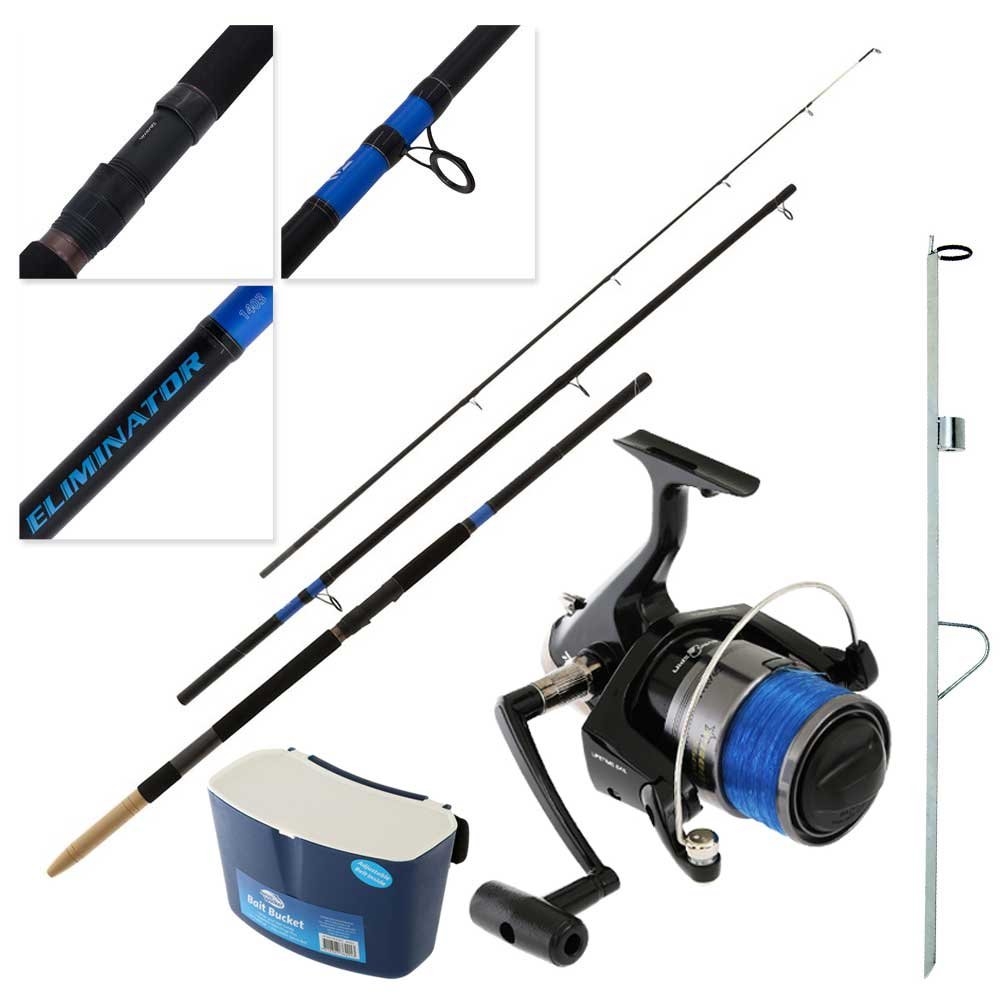 Daiwa Procyon 5500 Eliminator Surfcasting Combo with Line and Rod Holder 14ft 8-15kg 3pc