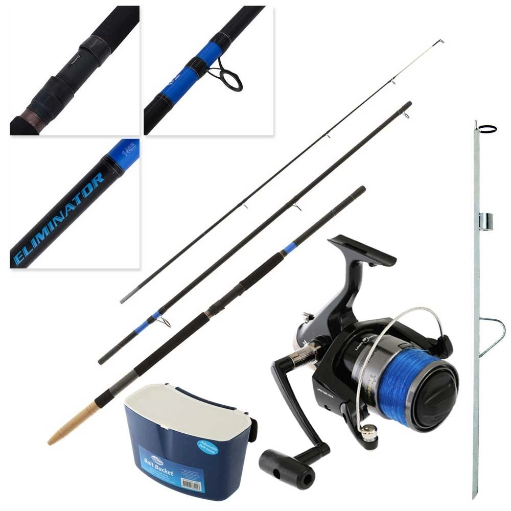 Daiwa Procyon 5500 Eliminator Surfcasting Combo with Line and Rod Holder 13ft 8-15kg 3pc Daiwa Procyon 5500 Eliminator Surfcasting Combo with Line and Rod Holder 13ft 8-15kg 3pc