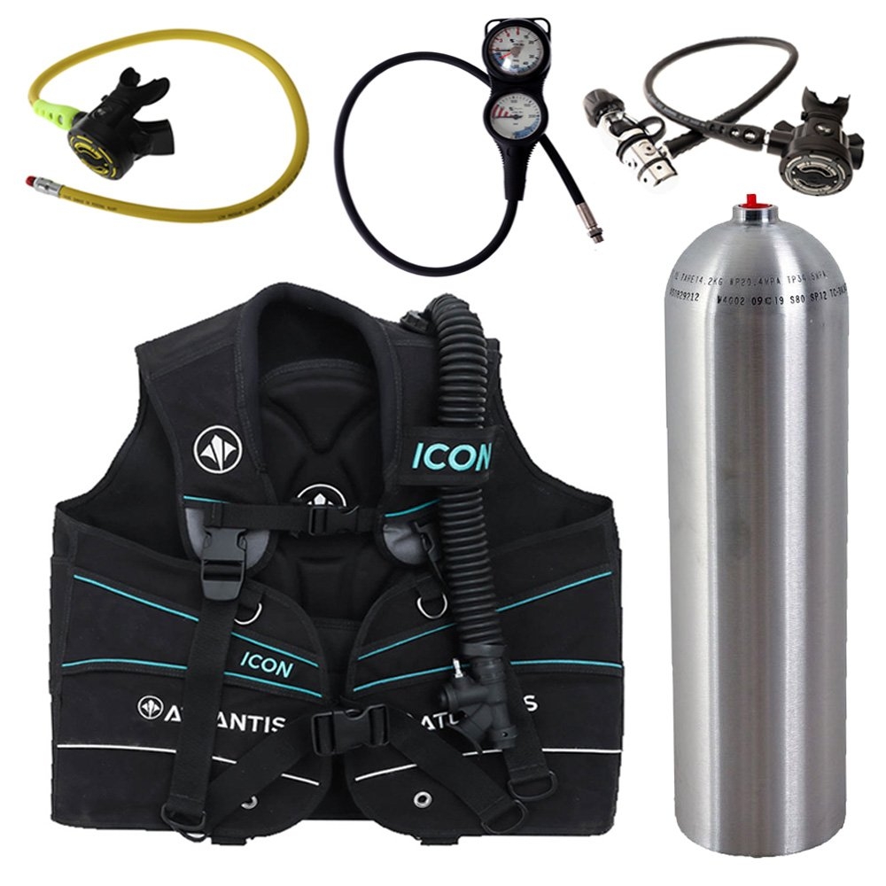 Atlantis Icon BCD Dive Package with Cylinder