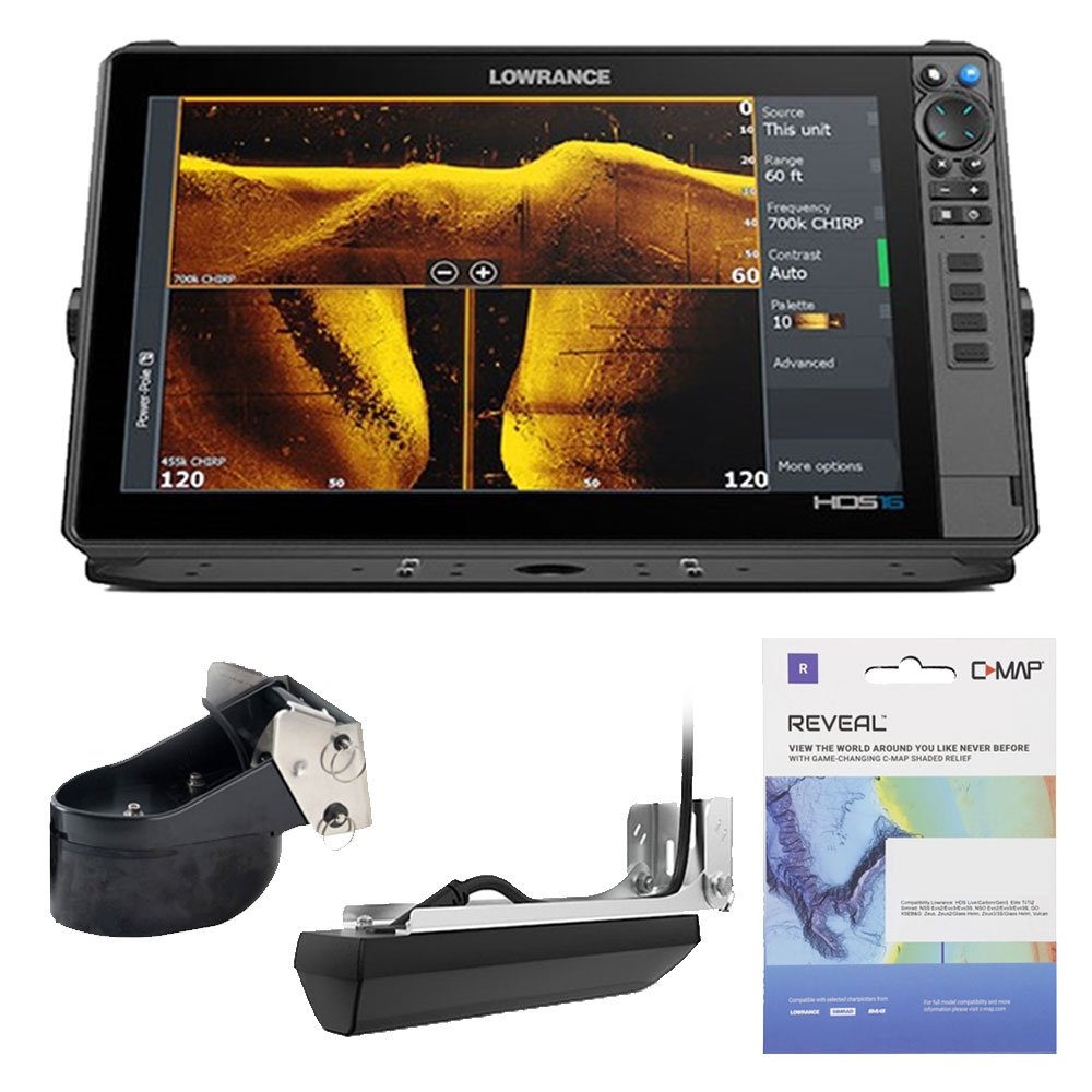 Lowrance HDS-16 Pro 1KW C-map Reveal Offshore Trailer Boat Package
