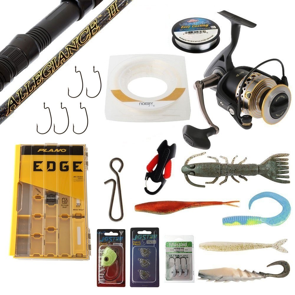 PENN Battle Allegiance Ultimate Softbait Tackle Package 7ft 4-7kg 2pc