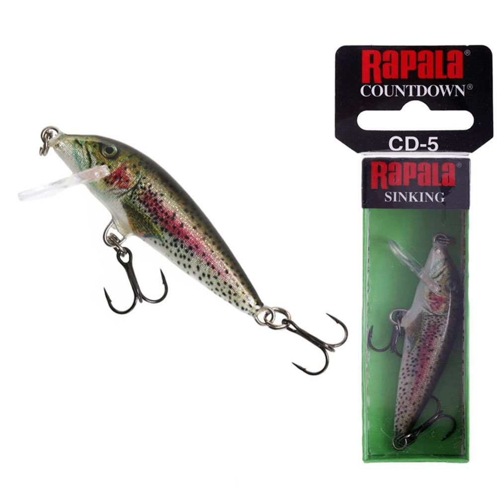 Rapala CountDown CD-5 Sinking Lure 5cm Live Rainbow Trout