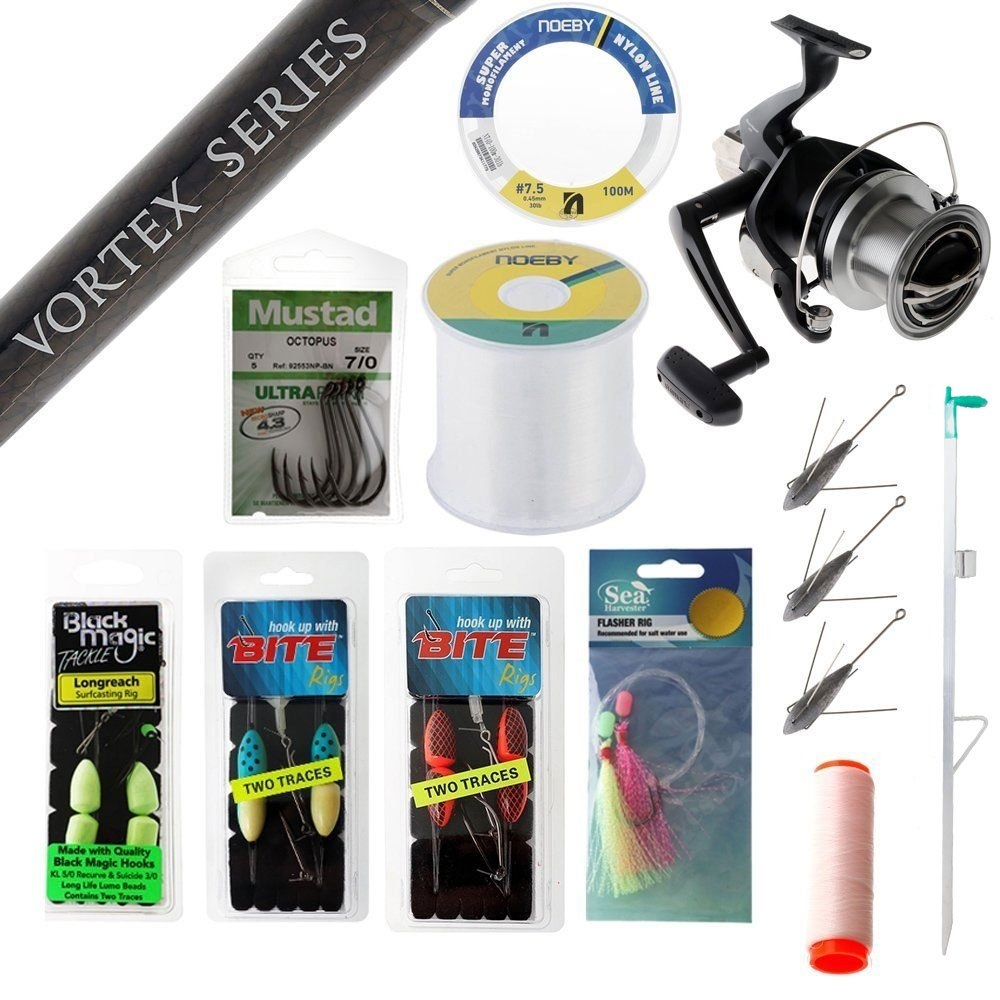 Shimano Beastmaster 14000 Vortex Surfcasting Value Package 13ft 6in 8-15kg 3pc