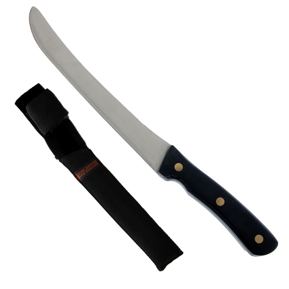 Duel Knives Acrylic Handle Fillet Knife with Sheath DK9B 21.6cm