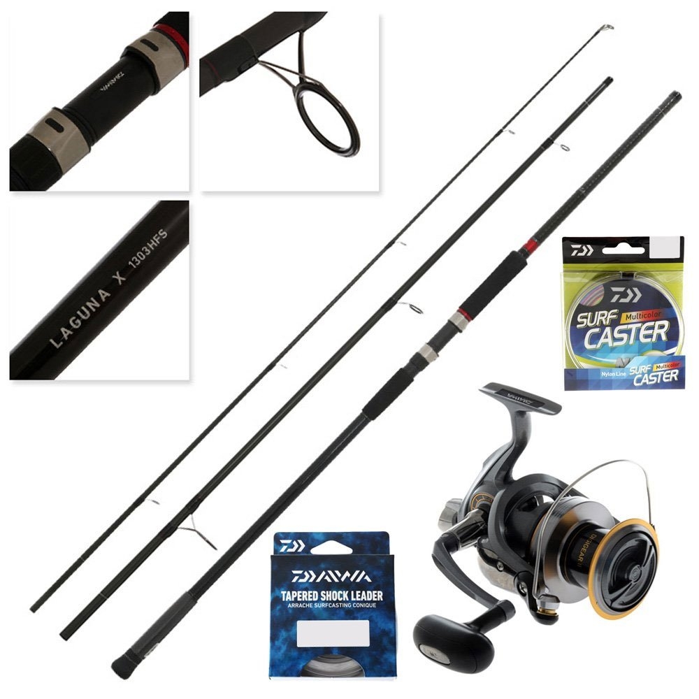 Daiwa Shorecast 6000 Surfcasting Value Package 13ft 10-15kg 3pc