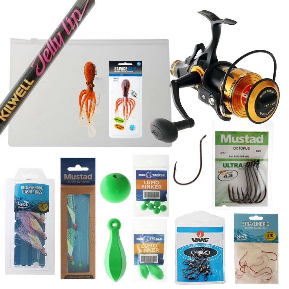 PENN Spinfisher VI 6500 Live Liner Jellytip Pro Strayline Package 6ft 9in 8-10kg 1pc