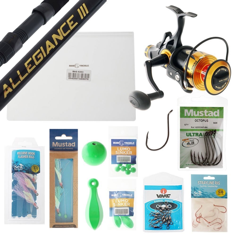 PENN Spinfisher VI6500 Live Liner Strayline Boat Fishing Package 7ft 10-15kg 2pc