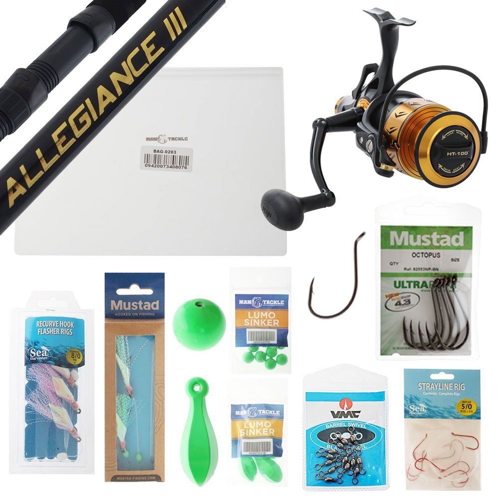 PENN Spinfisher VII Live Liner 6500LL Strayline Boat Fishing Package 7ft 10-15kg 2pc