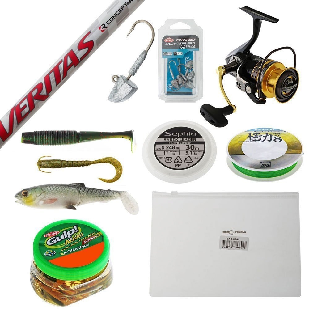 Abu Superior 2500MSH Veritas Light Soft Bait Package 7ft 8in 1-3kg 2pc