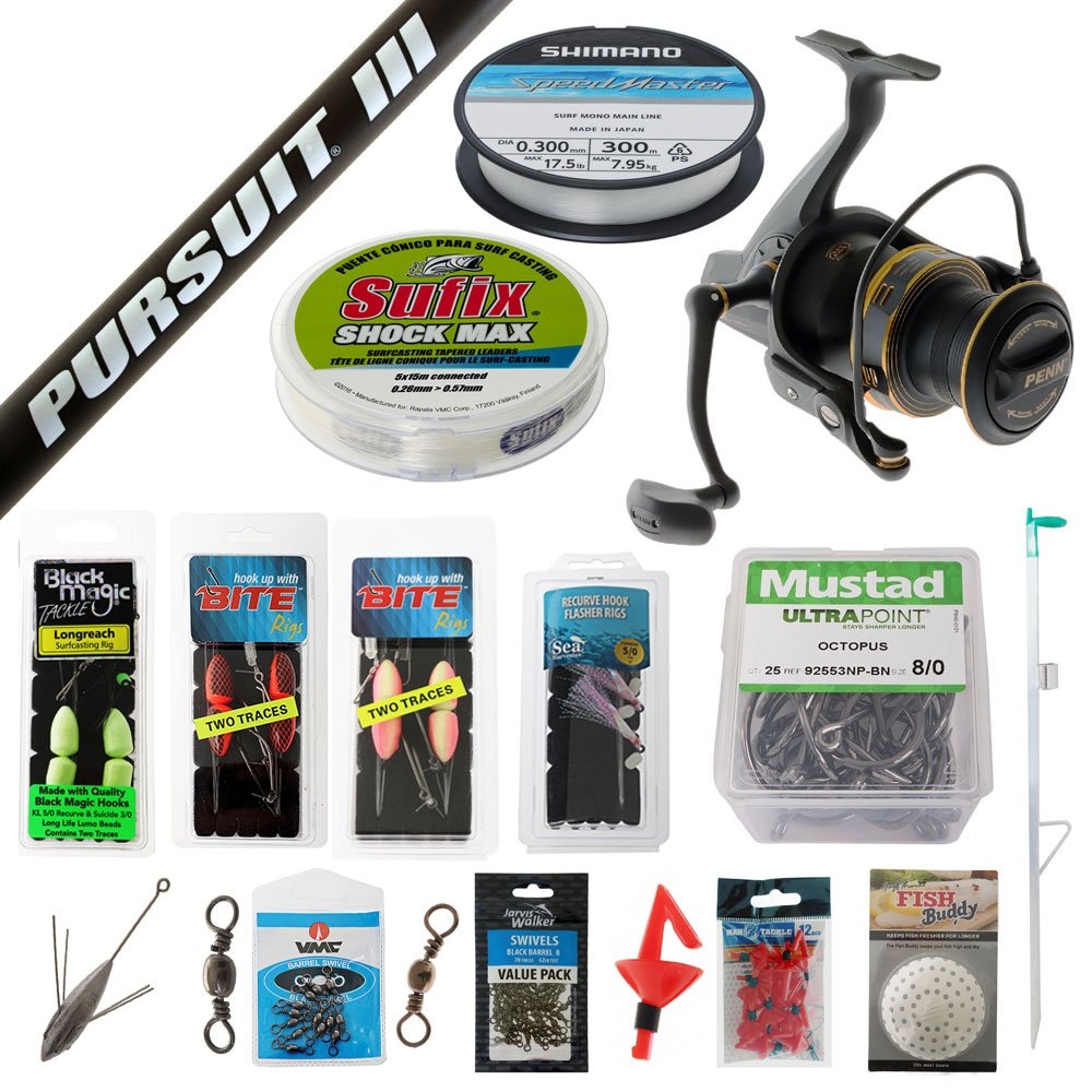 PENN RIVAL 7000 Longcast Surfcasting Package 12ft 8-15kg 2pc