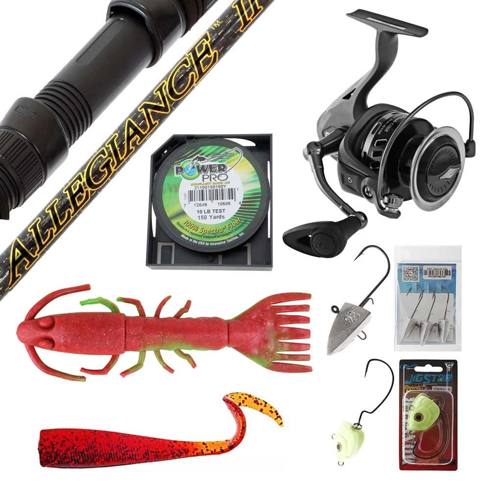 Tica Flash Cast 4000 PENN Allegiance Softbait Package 7ft 4-7kg 2pc Tica Flash Cast 4000 PENN Allegiance Softbait Package 7ft 4-7kg 2pc