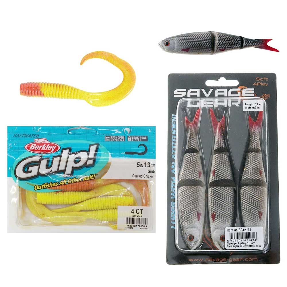 Jarvis Walker 4000 Penn Squadron Soft Bait Package 7ft 2in 10-30lb 2pc