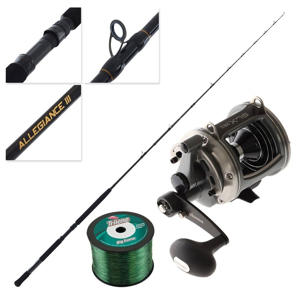 Okuma Solterra SLX20 Lever Drag Heavy Duty Boat Fishing Package 7ft 10-15kg 2pc