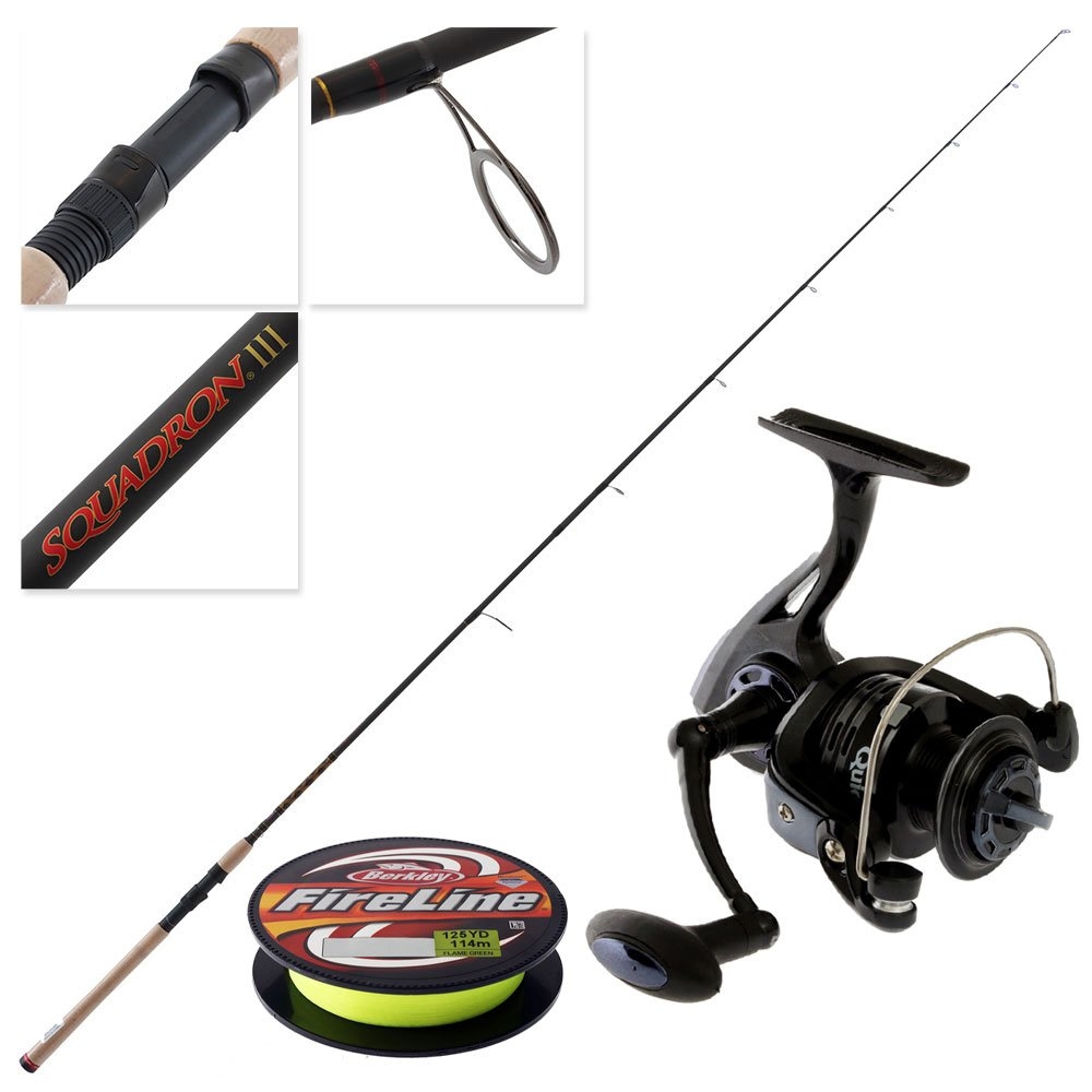 DAM Fighter Pro 320 PENN Squadron Soft Bait Package 7ft 2in 10-30lb 2pc