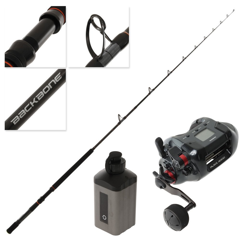 Aeroo Pro Shimano Plays 4000A Electric Drone Fishing Package 8ft 15-24kg 2pc