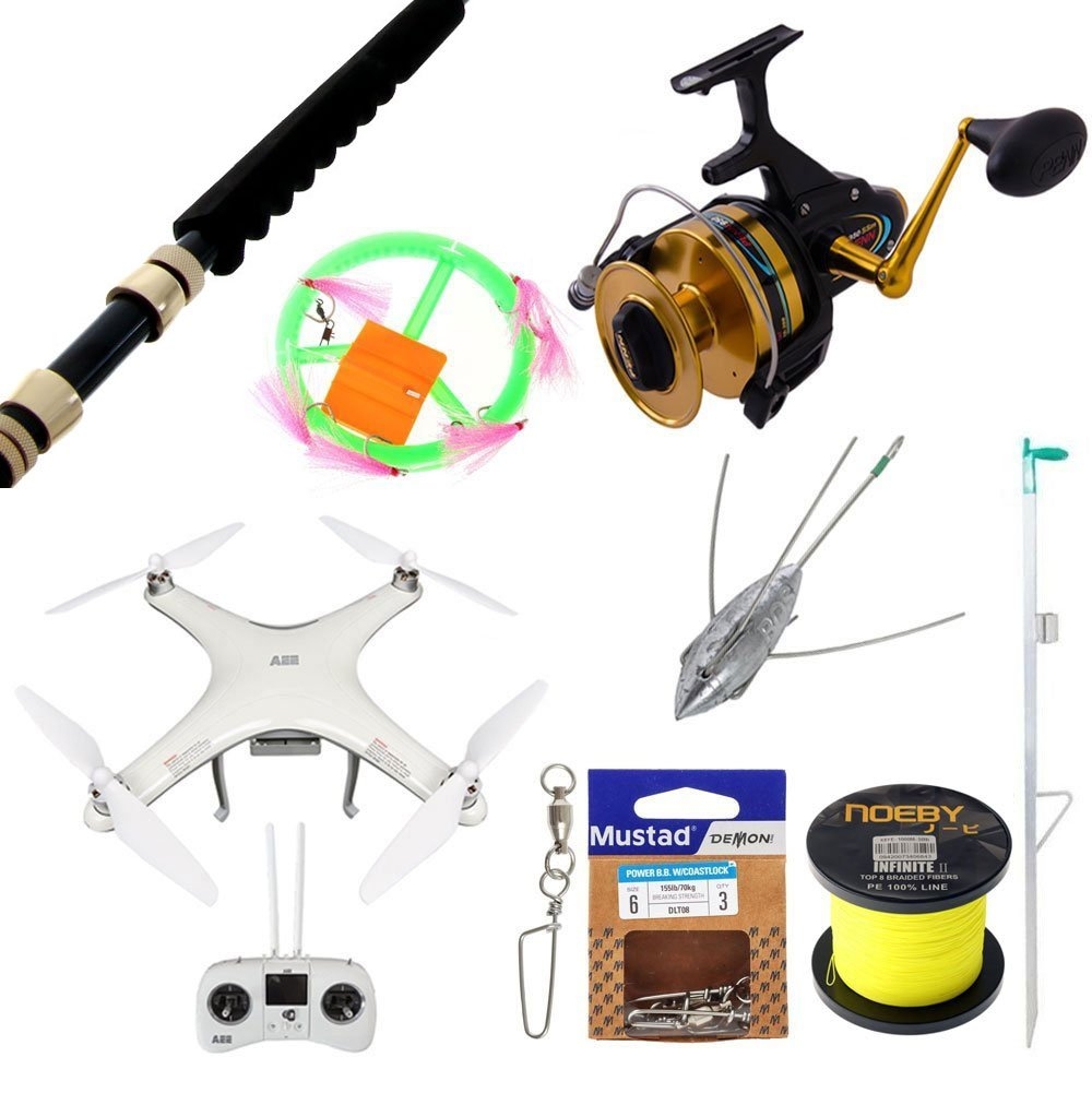 Condor A22 PENN Spinfisher Drone Fishing Package 7ft 24kg 4pc