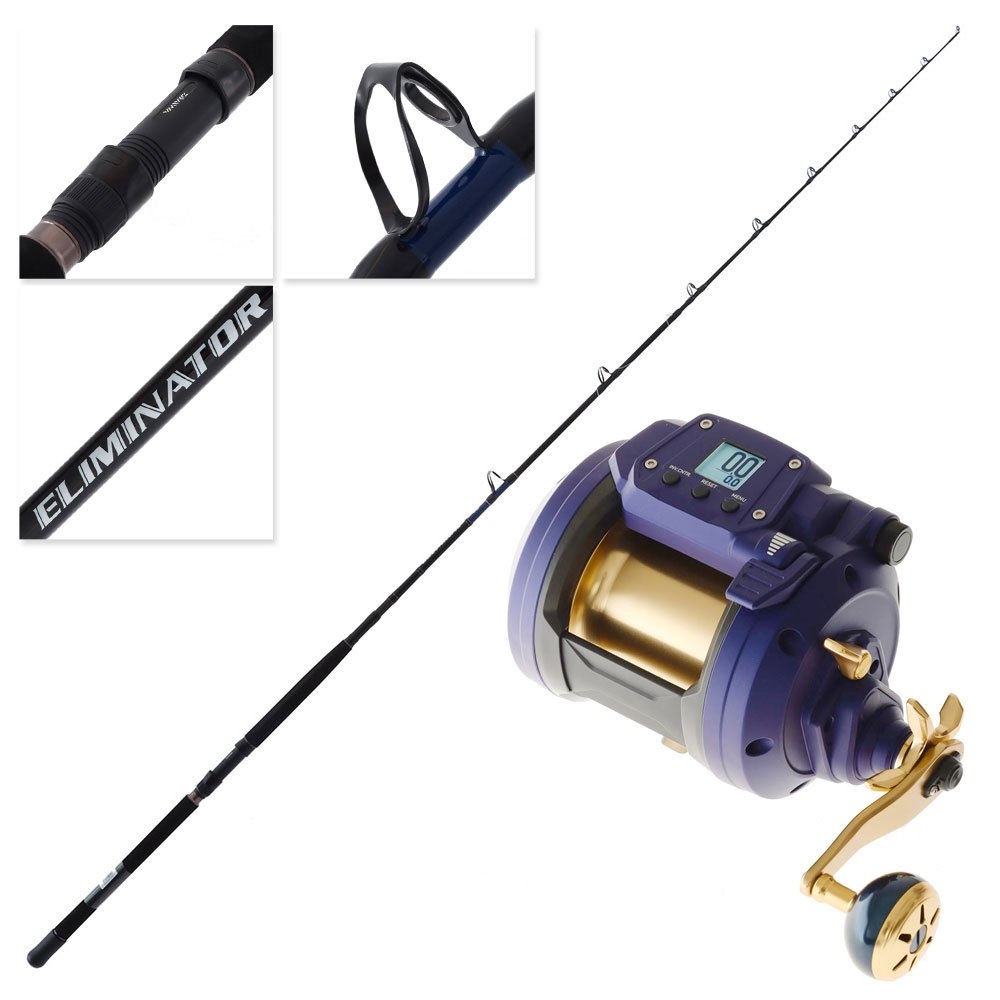 Aeroo Pro Combo Daiwa Seapower Electric Drone Fishing Package with Smart Controller 8ft PE5-8 3pc