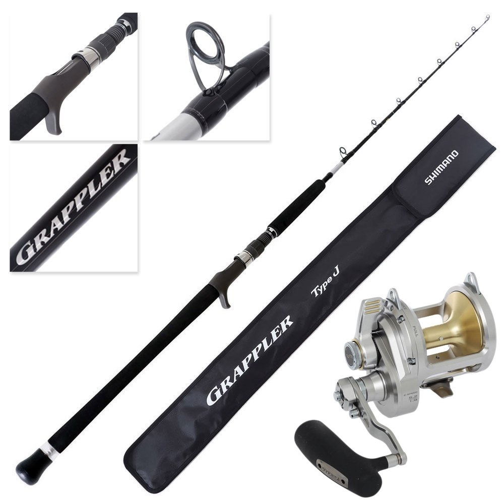 Shimano Talica II 25 Grappler Bluefin Tuna Jigging/Trolling Package 5ft 3in PE8 400g 2pc