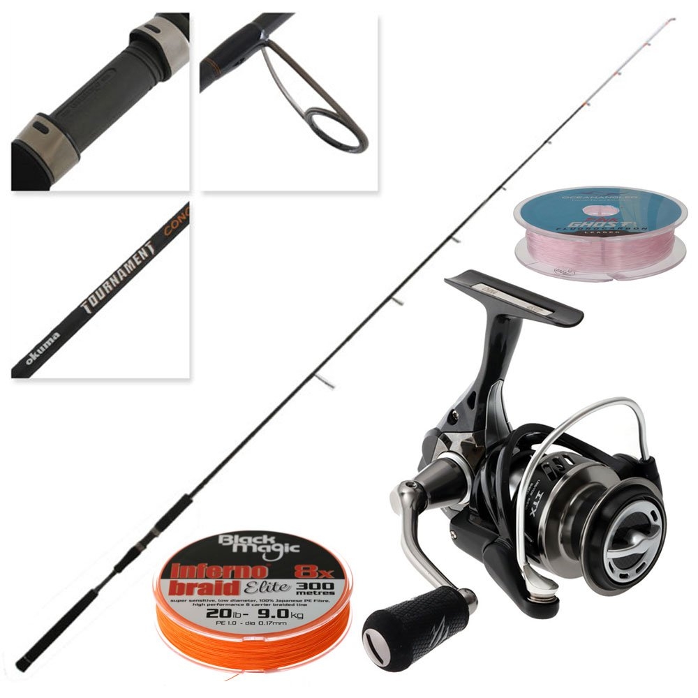 Okuma ITX 3000 Tournament Concept Soft Bait Package 7ft 6in 4-6kg 2pc