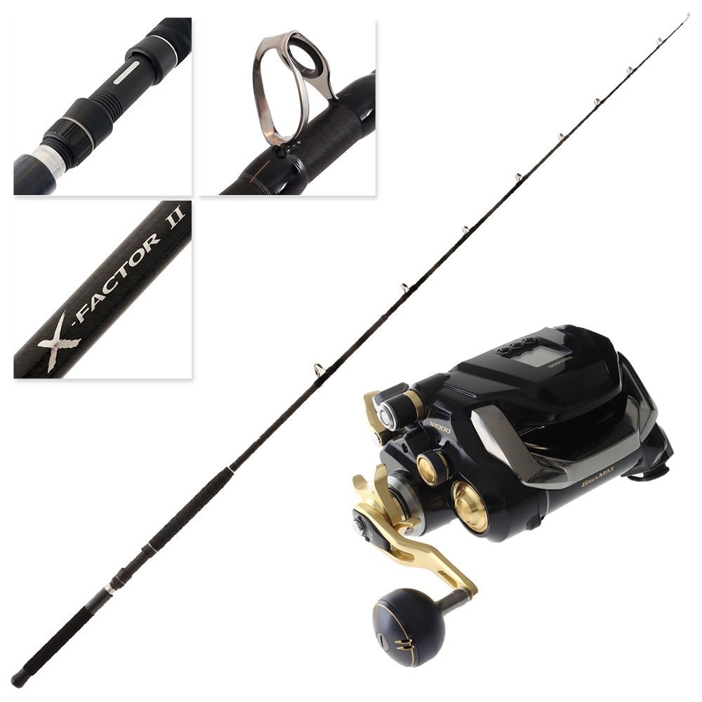 SwellPro Splashdrone SD4+ Shimano Beastmaster X-Factor Waterproof Electric Drone Fishing Package 8ft 6in 15-24kg 2pc