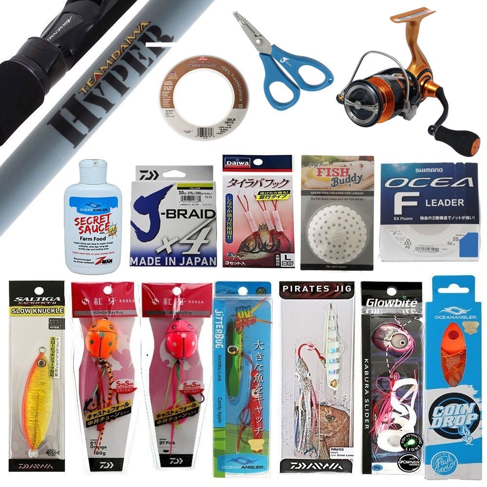 Daiwa Sol HD 2500D-H Hyper Slow Jigging Value Package 6ft 6in PE1-2 1pc