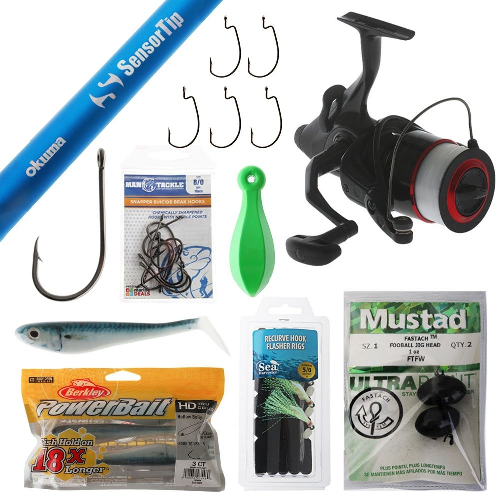 Okuma Ceymar CMBF-355 Baitfeeder Sensor Tip Boat Fishing Package 6ft 6in 10kg 2pc